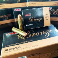 PMC Bronze 38 SPL 132 gr. FMJ #38G 1000 rnd/case