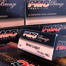 PMC Bronze 9mm 115 gr. FMJ #9A 1000 rnd/case