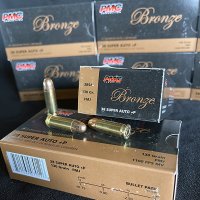 PMC Bronze 38 Super 130 gr. +P FMJ #38SA 50 rnd/box