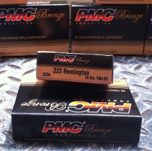 PMC Bronze 223 55 gr. FMJ 223A 20 rnd/box