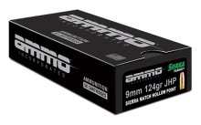 (image for) AMMO INC MATCH 9MM 124GR JHP 50/1000