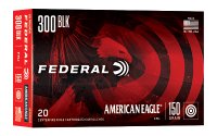 FED AM EAGLE 300BLK 150GR FMJ 20/500