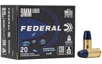 FED SYN DEF 9MM 138GR SJHP 20/200