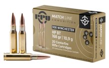 (image for) PPU .308 WIN MATCH 168GR HPBT 20/200