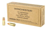 WIN SERVICE GRADE 9MM 115GR 50/500