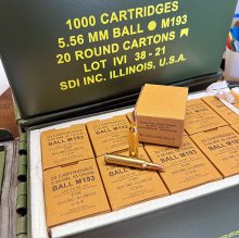 SDI IMPORTED 5.56 NATO M193 55 gr. FMJBT 20 rnd/box