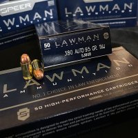 Speer LAWMAN LE 380 AUTO 95 gr. TMJ #53608 50 rnd/box