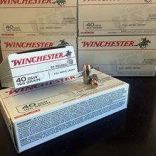 (image for) Winchester 40 S&W 165 gr. FMJ White Box 50 rnd/box