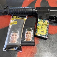 (image for) MFT AR-15 M4 Magazine 223 556 Black/Red 30 rnd. POINT BREAK
