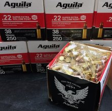 Aguila SuperExtra 22 LR 38 gr. HV CPHP 250 rnd BULK PACK
