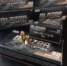 CCI Blazer BRASS 9 mm FMJ 147 gr. #5203 50 rnd/box