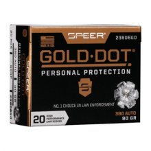 GOLD DOT PERSONAL PROTECTION 380 AUTO AMMO