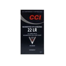 CCI 22LR 40gr Segmented HP 50/bx