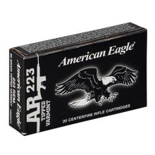 Federal American Eagle Ammo 223 50gr Tipped Varmint 20/bx