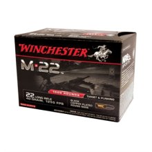 Winchester Ammo M-22 22LR 40gr LRN 1000/bx
