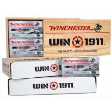 Winchester Win1911 200rd Wood Box (100rd FMJ & 100rd JHP)