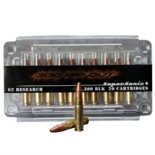 G2R RIP-OUT Ammo 300 BLK Supersonic 110gr R.I.P. Bullet 20/bx