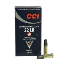 CCI Ammo 22lr Standard Velocity 40gr Lead Round Nose 50/bx