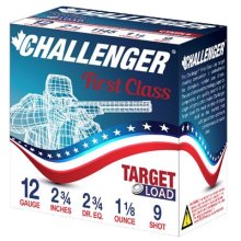 Challenger Target Load 12ga 2 3/4dr. 1 1/8 oz. #9
