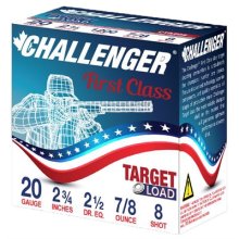 Challenger Target Load 20ga 2 1/2dr. 7/8oz. #8