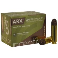 Inceptor Ammo .50 Beowulf 200Gr ARX Frangible 20Rd
