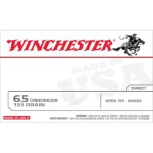 Winchester USA Ammo 6.5 creedmoor 125gr OT Range 60bx-4bx/cs