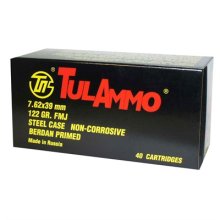 Tulammo 7.692x39 Steel Case 122gr 40/box