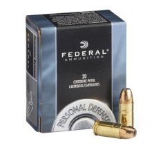 Federal Personal Defense 40 S&W 180gr JHP 20/bx