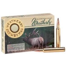 Weatherby Ammo #16505 257 Wby Mag 120 Nosler PT
