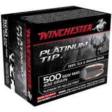 Winchester Platinum Tip 500 S&W 400gr 20/bx