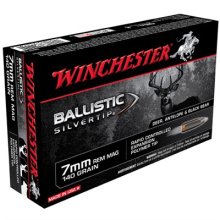 Winchester Ballistic Silvertip 7mm Rem Mag 140gr 20/bx