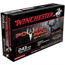 Winchester Ammo 243 Winchester 100gr Power Max bonded super-x