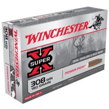 Winchester Ammo 308 Winchester Super-X 180gr PP