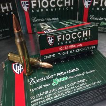 Fiocchi Exacta 223 77 gr. Sierra MatchKing HP 223MKD 20 rnd/box