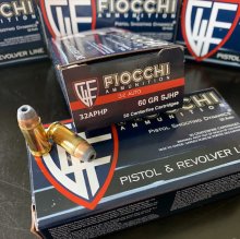 Fiocchi Shooting Dynamics 32 Auto 60 gr. SJHP 32APHP 50 rnd/box