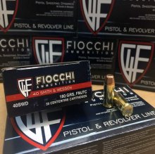 Fiocchi 40 S&W 180 gr. FMJ 40SWD 50 rnd/box