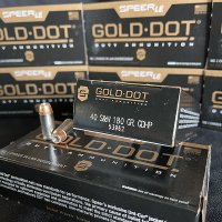 Speer Gold Dot 40 S&W 180 gr. GDHP #53962 50 rnd/box
