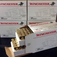 Winchester 38 Special 130 gr. FMJ USA38SPVP 100 rnd/box