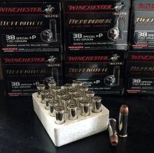 Winchester 38 Special +P 130 gr. Bonded JHP