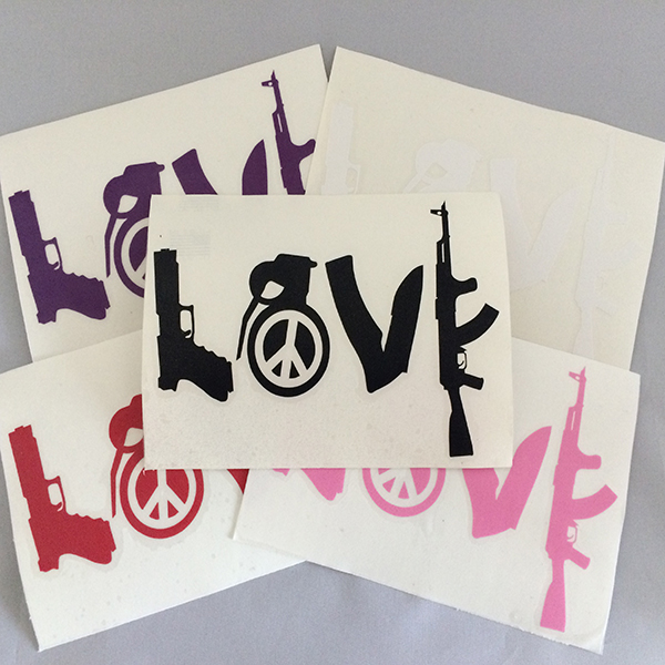 ASW Ammo Army LOVE Decal