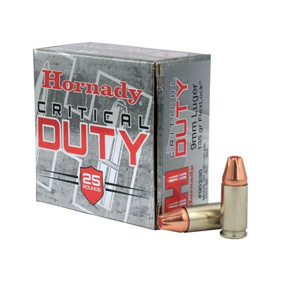 CRITICAL DUTY 9MM LUGER AMMO
