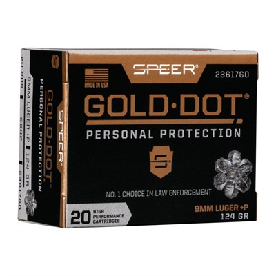 GOLD DOT PERSONAL PROTECTION 9MM LUGER AMMO