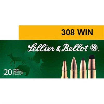 Sellier & Bellot 308 Winchester 168 Gr HPTB 20/bx