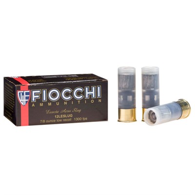 Fiocchi Aero Slug Low Recoil 12ga 2.75" 7/8oz 10/bx