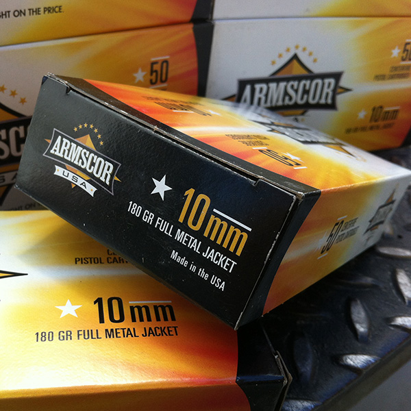 Armscor USA 10 mm 180 gr. FMJ 50 rnd/box