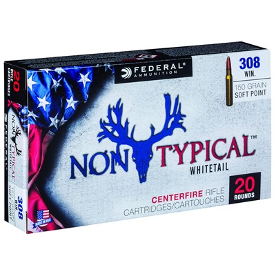 NON-TYPICAL WHITETAIL AMMO 308 WINCHESTER 150GR SOFT POINT