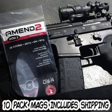 AMEND2 AR-15 M4 Magazine Black 30 rnd. 10 PACK SHIPPED