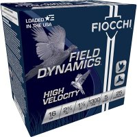 Fiocchi High Velocity Ammo 16ga 2-3/4" 1-1/8oz #5 Shot 25/bx
