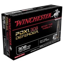 Winchester PDX1 Defender 308 Win 120gr HP 20/bx