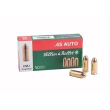 Sellier & Bellot 25 Auto/6.35 Browning 50 Gr FMJ 50/bx